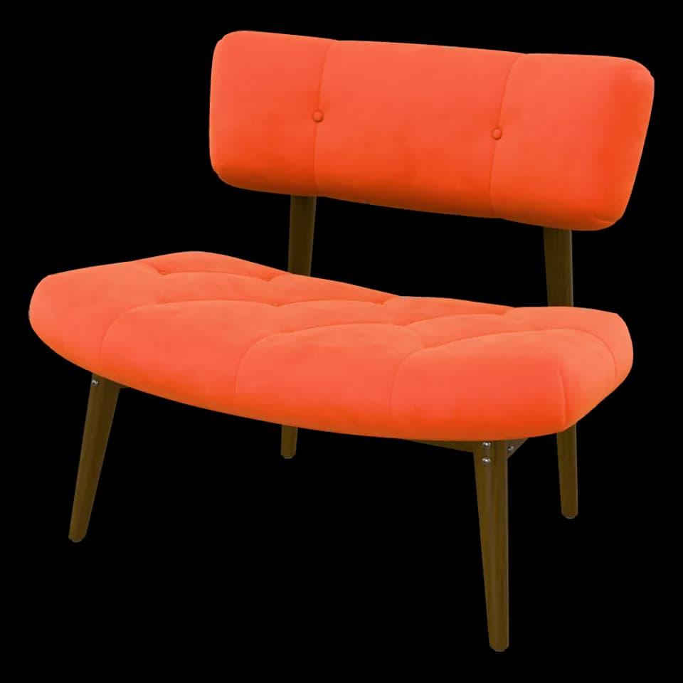 Hensley Lounge Chair, rendered in 3D